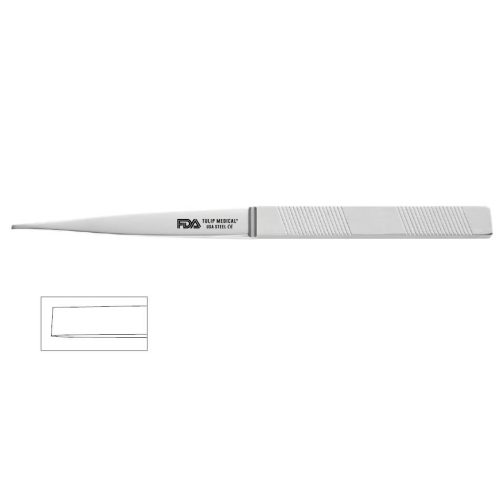 Nahai SS Osteotome, 7″(18cm), 2mm Straight